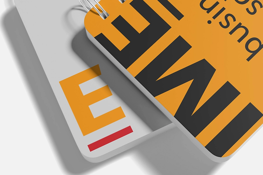 Aplicación logotipo IME Instituto multidisciplinar de Empresa